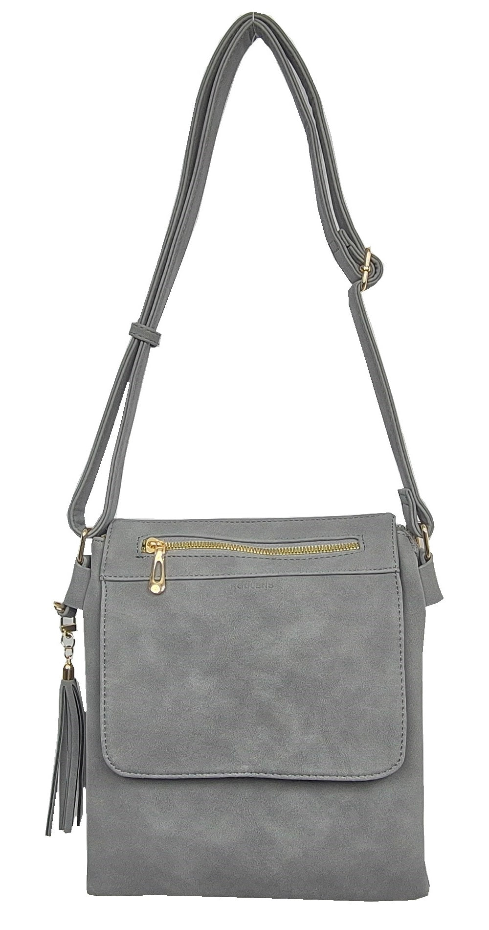 Refined Suedette Crossbody Bag