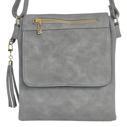 Refined Suedette Crossbody Bag